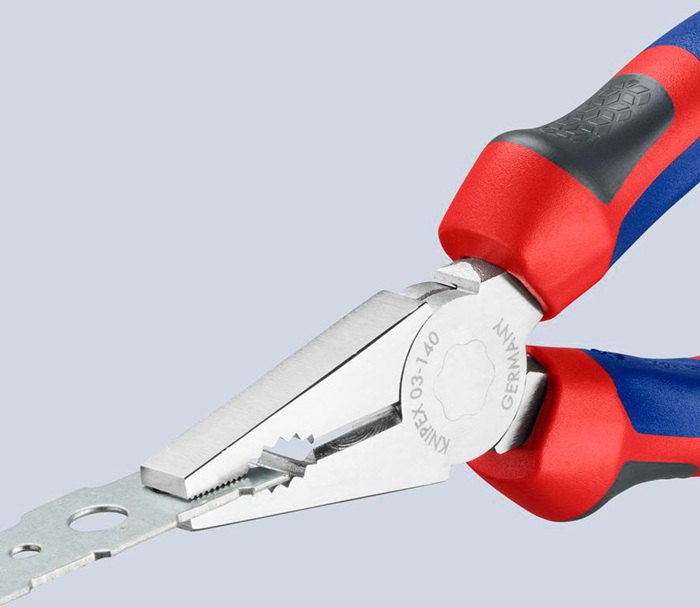 4000810211 - Detailbild_Kombizange L.140mm verchr.Comfort-Griff KNIPEX
