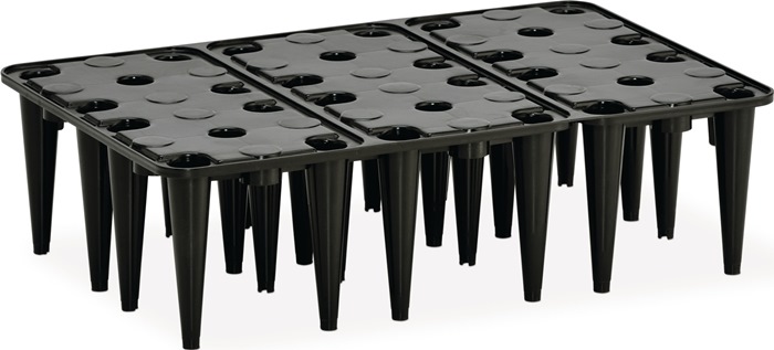 9000466241 - Detailbild3_Auffangwanne 25l L600xB400xH180mm PE m.PE-Rost CEMO
