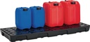 9000466296 - Detailbild_Regalwanne 36l L1295xB495xH95mm PE m.PE-Rost u.Leckanzeiger CEMO