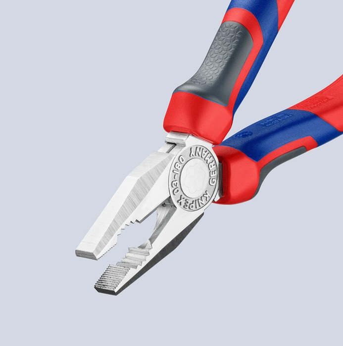 4000810213 - Detailbild_Kombizange L.180mm verchr.Mehrkomp.-Hülle KNIPEX