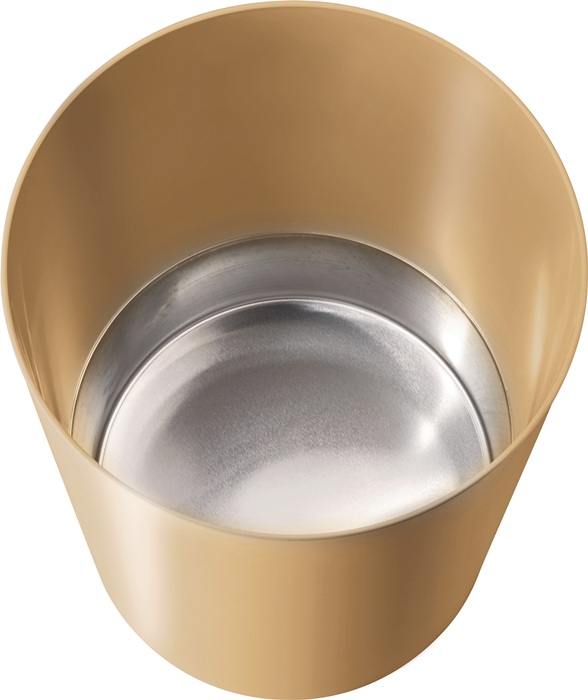 9000468439 - Detailbild_Papierkorb 13l H300xØ245mm schwer entflammbar Ku.gold ZWINGO
