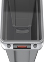 9000468559 - Detailbild2_Wertstoffsammler 60l H635xB279xT558mm grau m.Lüftungskanälen RUBBERMAID