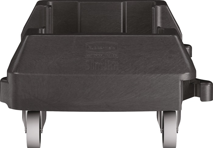 9000468569 - Detailbild2_Fahrwagen m.4 Lenkrollen Wertstoffsammler 60l schwarz RUBBERMAID
