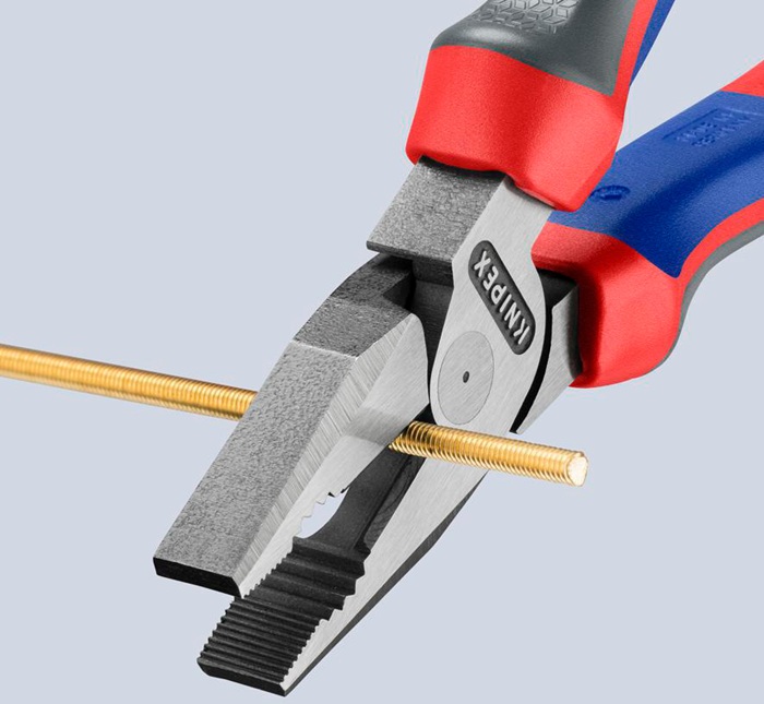 4000810219 - Detailbild_Kraftkombizange L.200mm pol.Comfort-Griff KNIPEX