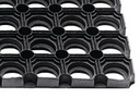 9000471293 - Detailbild_Fußmatte offene Ringe schwarz Gum.L500xB800xS22mm