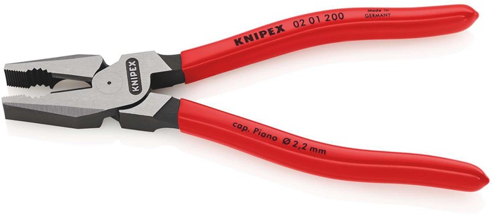 4000810222 - Detailbild4_Kraftkombizange L.200mm pol.Ku.-Überzug KNIPEX