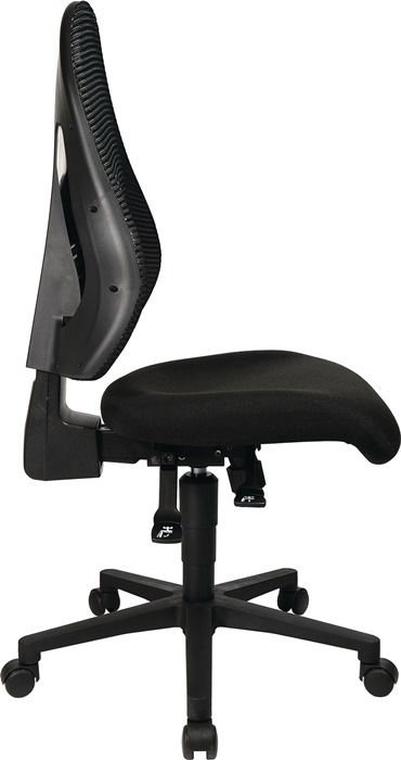 9000482815 - Detailbild_Bürodrehstuhl m.Synchrontechnik schwarz/schwarz 420-530mm o.Armlehnen TOPSTAR