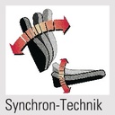 9000482910 - Detailbild_Bürodrehstuhl m.Synchrontechnik schwarz/schwarz 420-540mm o.Armlehnen Trgf.110kg