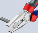 4000810227 - Detailbild_Kombizange L.200mm verchr.Comfort-Griffe KNIPEX