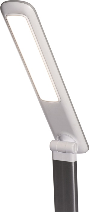 9000483113 - Detailbild_Schreibtischleuchte Alu./Ku.weiß H.425mm m.Standfuß LED MAUL