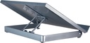 9000483280 - Detailbild_Konzepthalter B350xT247xH60mm MET silber verstellb.Sichtabstand