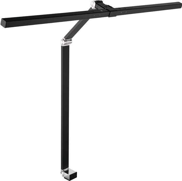 9000483610 - Detailbild_Schreibtischleuchte Alu/KU schwarz H.720mm m.Tischklemme m.LED