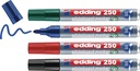 9000487946 - Detailbild_Whiteboardmarker 250 schwarz/rot/blau/grün Strich-B.1,5-3mm Rundspitze EDDING