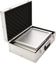 9000493696 - Detailbild_Prospektständer H1450xB270xT360mm Alu.silber Aluminium-Koffer 6 Fächer A4