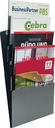 9000493721 - Detailbild_Prospekthalter H430xB240xTmm Anz.Fächer 5 DIN A4 Metall silber