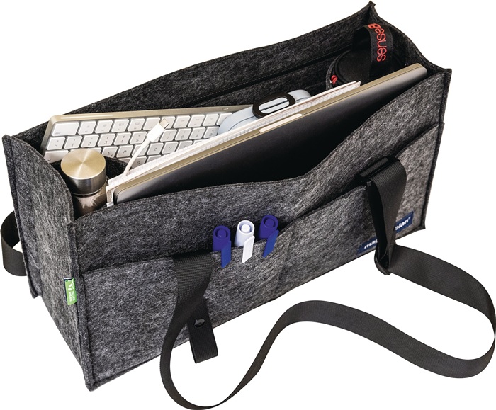 9000494009 - Detailbild_Moderatorentasche 100%recyceltem PES H250xB450xT150mm MAGNETOPLAN