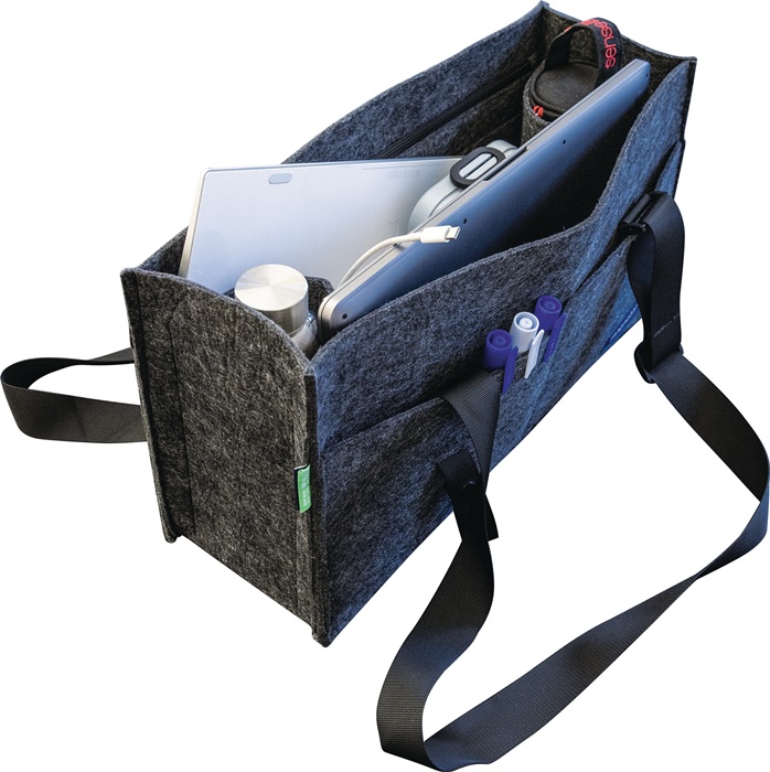 9000494009 - Detailbild2_Moderatorentasche 100%recyceltem PES H250xB450xT150mm MAGNETOPLAN