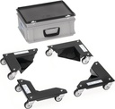 9110444152 - Detailbild_Transportroller Trgf.150kg TPE-Bereifung L177xB361mm Stahlbl.anthrazitgrau