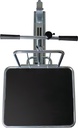 9110444171 - Detailbild_Betriebsroller Ladefl.L580xB680mm Stahl,Gum.Trgf.d.Ladefl.50kg glanzverzinkt