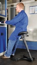 9146454570 - Detailbild_Stehhilfe PU-Schaum Sitz-H.630-840mm STA schwarz MEY