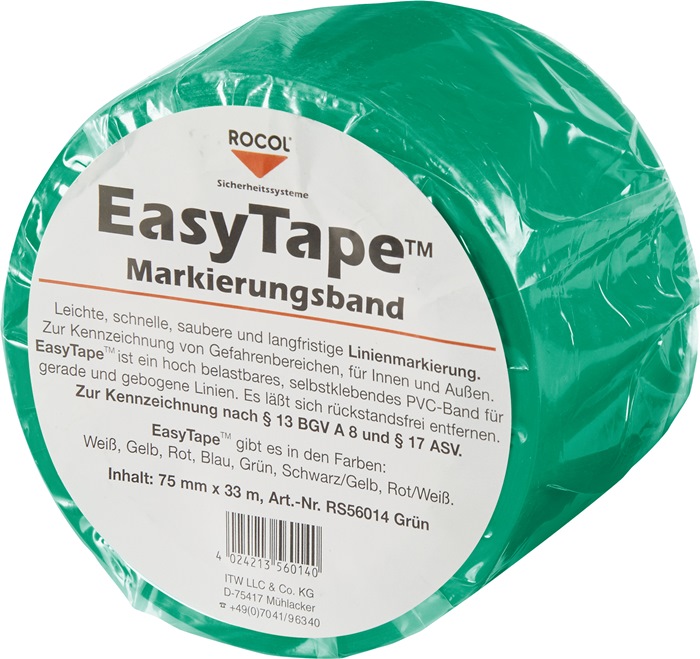 9190491491 - Detailbild_Bodenmarkierungsband Easy Tape PVC grün L.33m B.75mm Rl.ROCOL