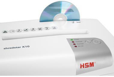 9199100475 - Detailbild_HSM Aktenvernichter shredstar X10 1045111 Partikel 4,5x35mm weiß