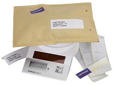 9199100656 - Detailbild_MAUL Briefwaage MAULtronic S 1512002 max. 2kg Kunststoff weiß