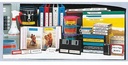 9199100698 - Detailbild_Brother Schriftbandkassette TC401 12mmx7,7m laminiert sw auf rt