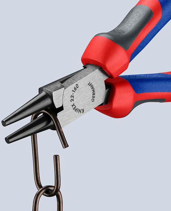 4000810289 - Detailbild4_Rundzange L.160mm Kopf pol.Comfort-Griff KNIPEX