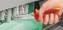 4000810294 - Detailbild_Elektroinstallationszange L.200mm VDE verchr.Mehrkomp.-Hüllen m.Öffnungsf.m.Öse