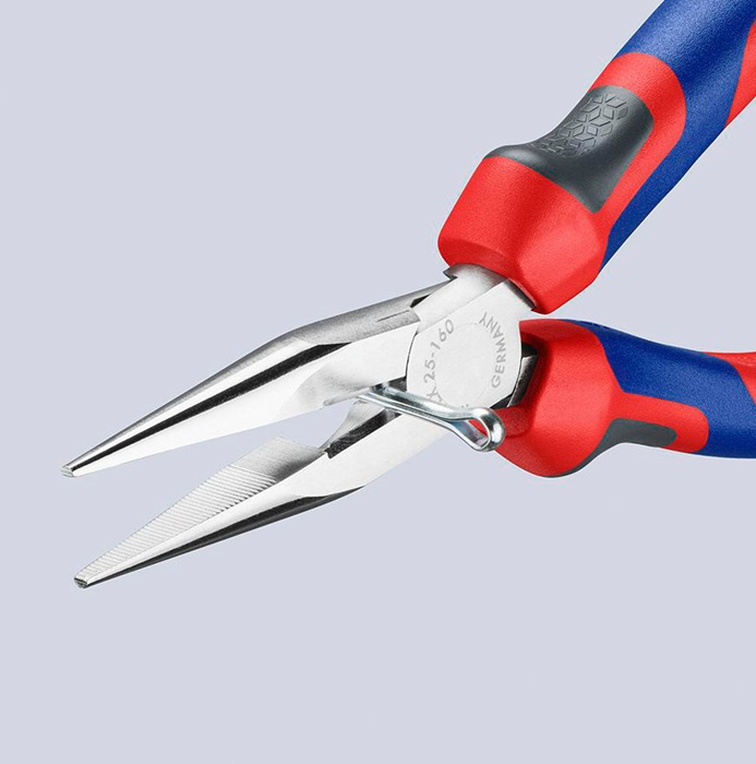 4000810316 - Detailbild_Flachrundzange L.160mm flach/rund ger.Mehrkomp.-Hüllen KNIPEX