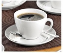 9199104940 - Detailbild_Esmeyer Kaffeetasse Bistro 433-255 Untertasse weiß 6 St./Pack.