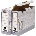 9199106381 - Detailbild_Bankers Box Archivschachtel System 1080501 grau/weiß
