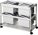 9199106556 - Detailbild3_DURABLE Hängemappenwagen TROLLEY 200 MULTI DUO 379210 lichtgrau