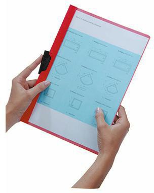 9199106582 - Detailbild_DURABLE Klemmmappe DURACLIP 60 220906 DIN A4 Hartfolie blau