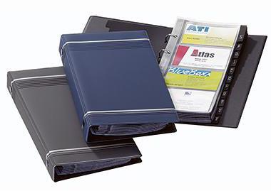 9199106701 - Detailbild_DURABLE Visitenkarten-Ringbuch VISIFIX 238558 max. 200Karten sw