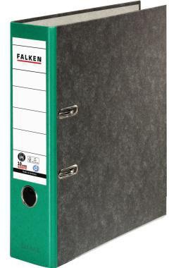 9199107092 - Detailbild_Falken Ordner S80 80024714 DIN A4 80mm RC Pappe grün