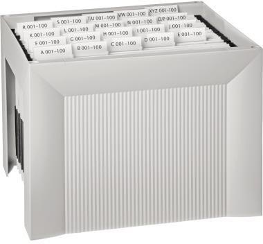 9199107253 - Detailbild2_HAN Hängebox KARAT 1905-11 DIN A4 für 35Mappen lichtgrau