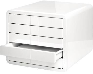 9199107344 - Detailbild_HAN Schubladenbox i-Box 1551-12 DIN C4 5Schubfächer weiß