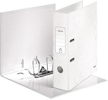 9199108060 - Detailbild2_Leitz Ordner WOW 10050001 DIN A4 80mm Pappe perlweiß