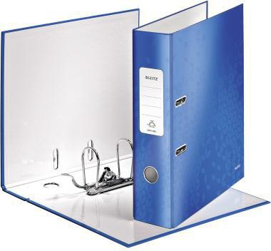 9199108062 - Detailbild4_Leitz Ordner WOW 10050036 DIN A4 80mm Pappe blau
