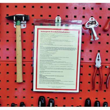 9199108334 - Detailbild_Leitz Sichttasche 40940000 DIN A4 0,2mm genarbt Öse PVC weich farblos