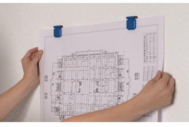 9199108457 - Detailbild2_MAUL Planhalter S 6240035 1,2x4cm Kunststoff bl 10 St./Pack.