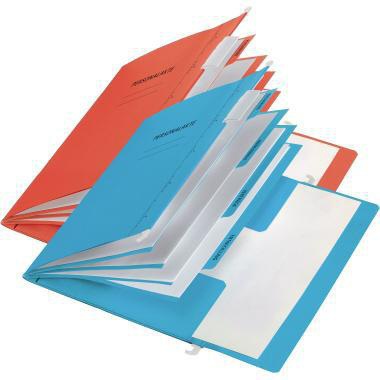 9199108627 - Detailbild_PAGNA Personalmappe 44105-01 DIN A4 34x24,5x0,8cm Karton rot