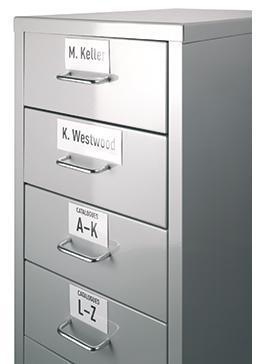 9199109756 - Detailbild2_DURABLE Schilderrahmen SCHILDFIX 801519 20x1,5cm PVC tr 10 St./Pack.