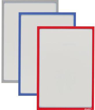 9199110577 - Detailbild_Ultradex Infotasche 889007 DIN A4 magnetisch blau 5 St./Pack