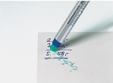 9199111032 - Detailbild2_Faber-Castell CD/DVD Marker MULTIMARK 152551 mit Radierer bl