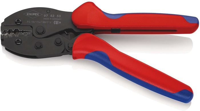 4000810436 - Detailbild_Crimpzange PreciForce® L.220mm 0,72/1,07/1,72/3,25/4,52/5,4mm 498g KNIPEX