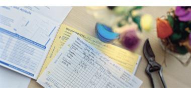 9199114855 - Detailbild_Avery Zweckform Wochenbericht 1311 DIN A5 quer 2x50Blatt