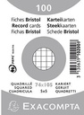 9199115001 - Detailbild_Exacompta Karteikarte 10200SE DIN A7 kariert weiß 100 St./Pack.